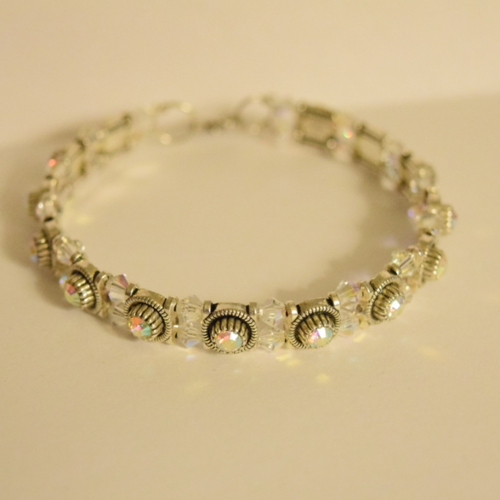 Swarovski Crystal beaded bracelet - Picture 1 of 5